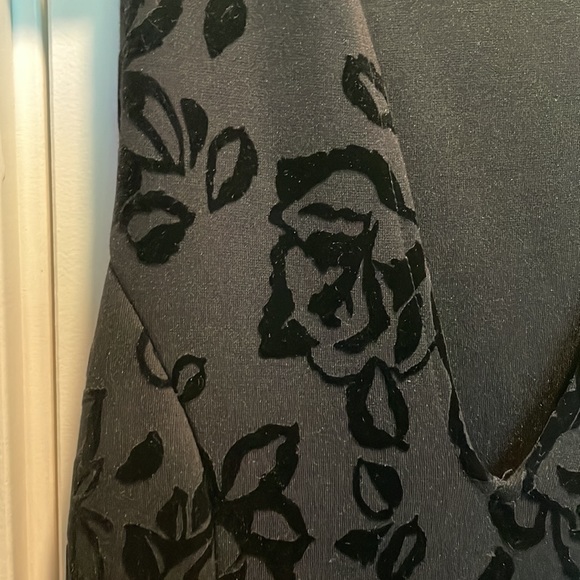 FREE PEOPLE Velvet Bodycon Dress in Black, size medium - Picture 5 of 6